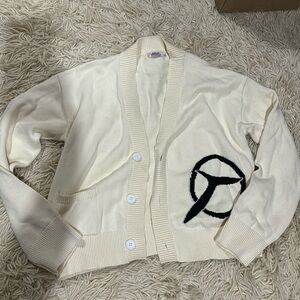 Oversized cardigan boxy fit